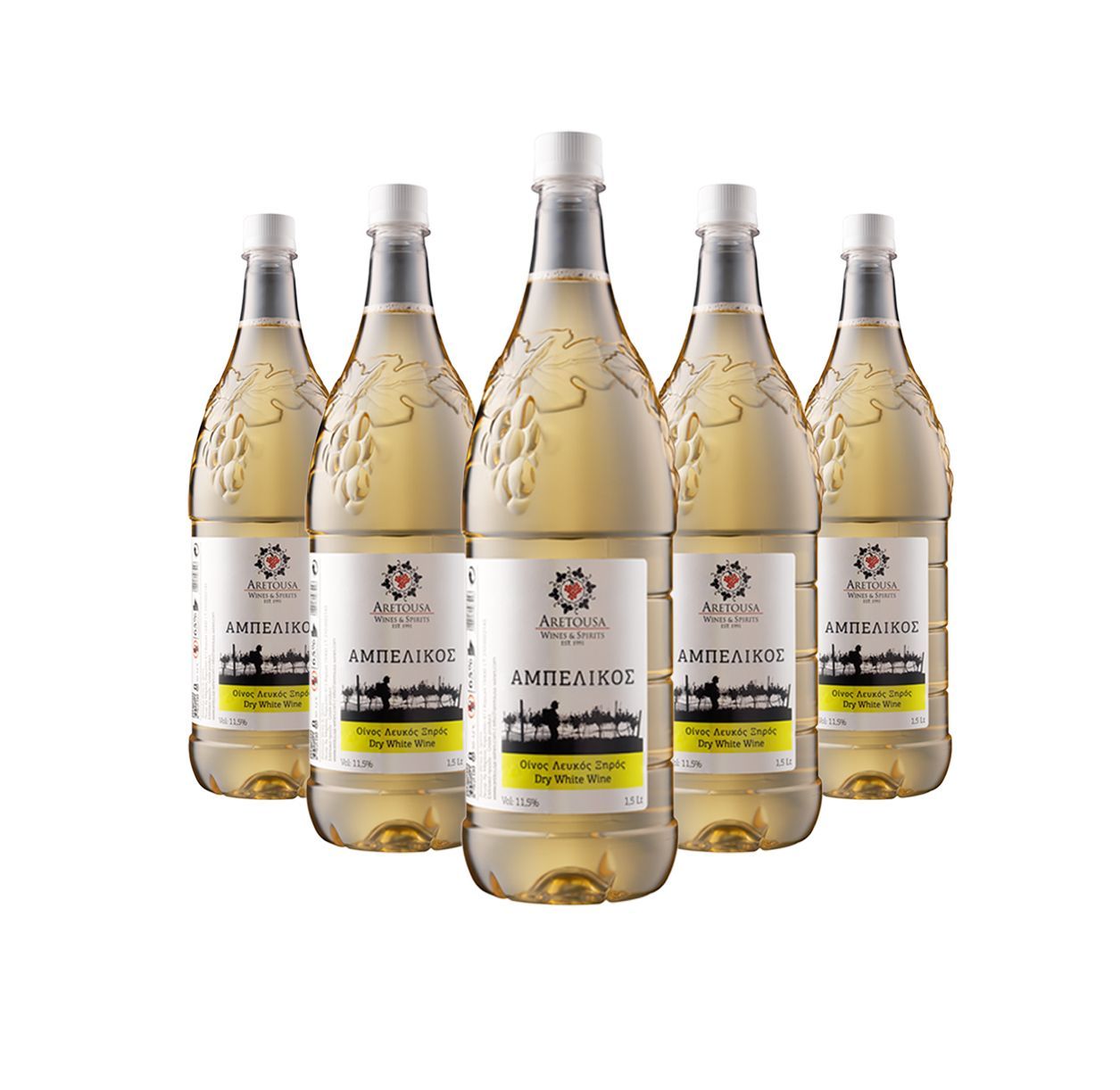 Dry White Wine Ampelikos Box (10+2 FOR FREE)