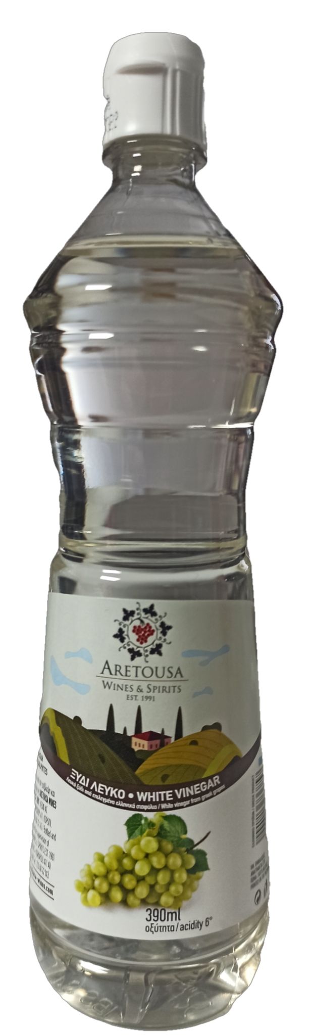 White Vinegar Aretousa Pet 390 ml