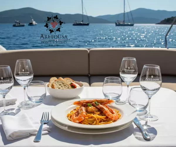 Φωτογραφία από Γαριδομακαρονάδα με αρωματική σάλτσα ντομάτας και ούζο
