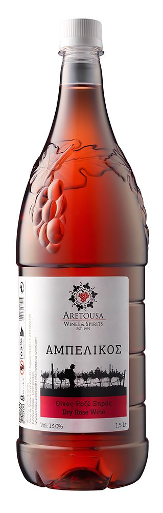 Φωτογραφία από Dry Rose Wine Ampelikos 