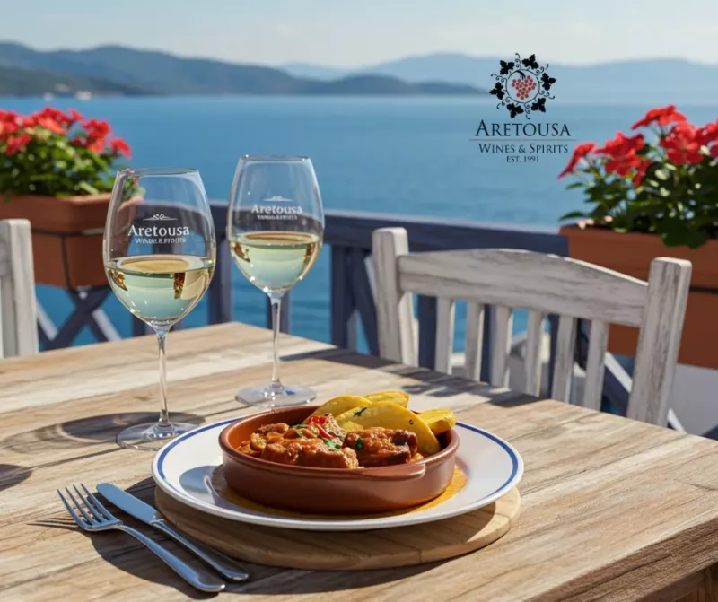 Φωτογραφία από Χοιρινή Τηγανιά με Αρωματικό Λευκό Κρασί